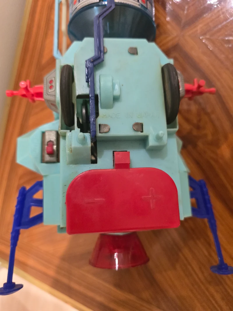 Module spatial Apollo vintage – Jouet en plastique années 70
