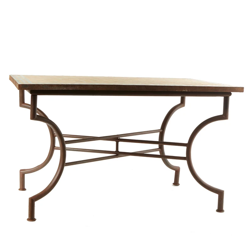 Table à manger mosaïque 120x80 carrelage Bordeaux