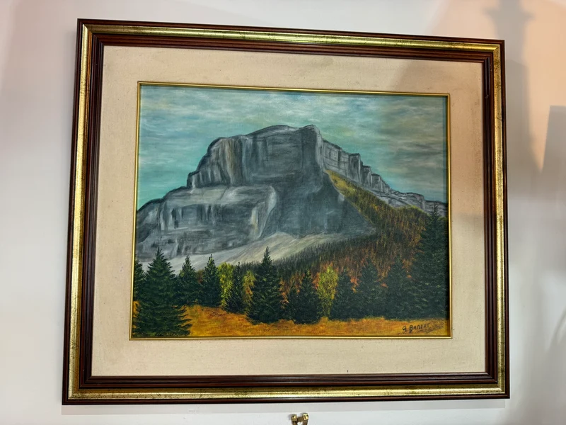 Tableau du granier signé g.banert