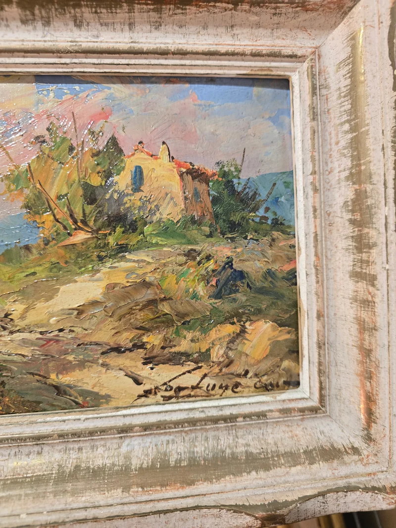 Tableau provençale- signé Fortuné car