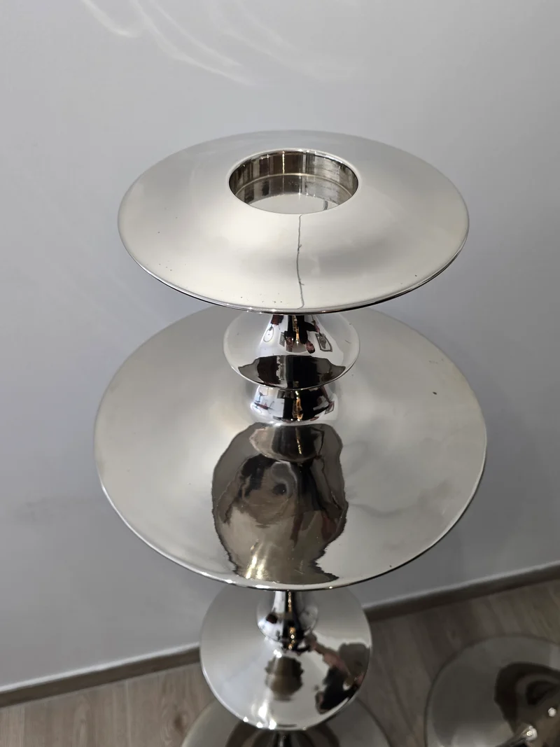 Paire de grand chandelier Fink design contemporain- 137cm