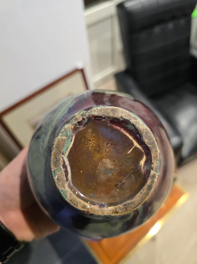 Vase art nouveau Lunéville