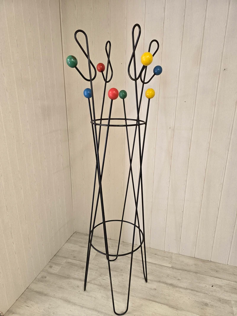 Porte manteau 'clé de sole' par roger feraud 50’s