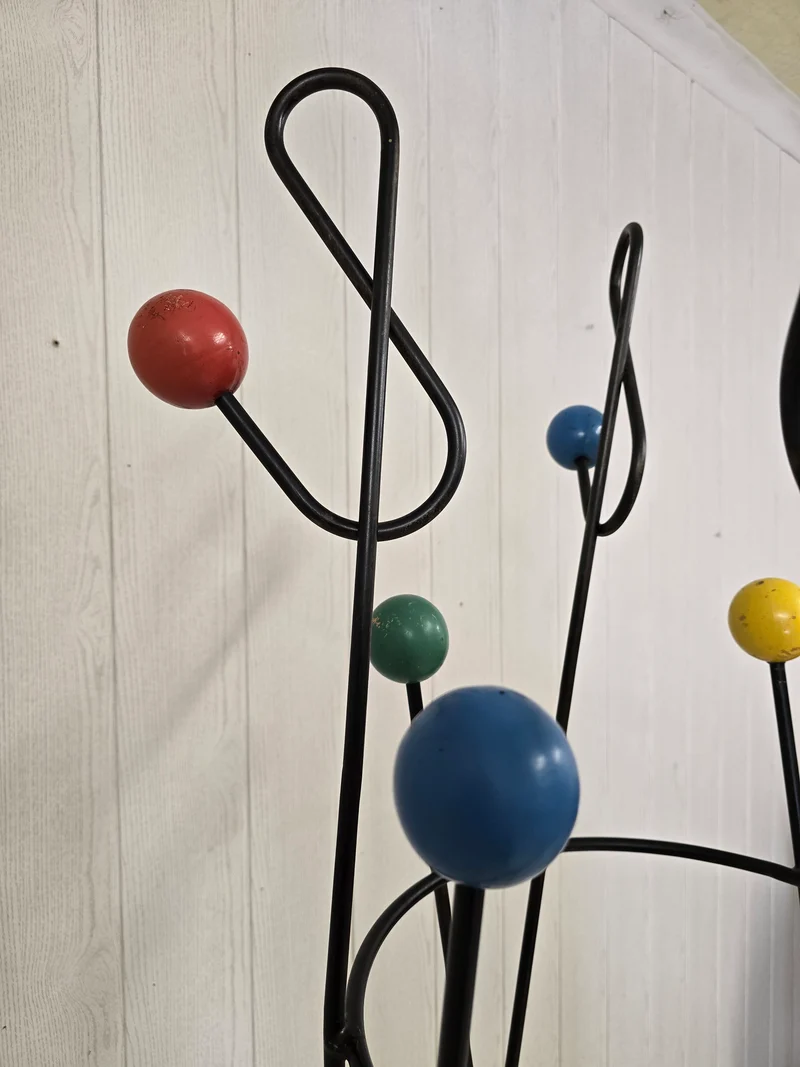 Porte manteau 'clé de sole' par roger feraud 50’s