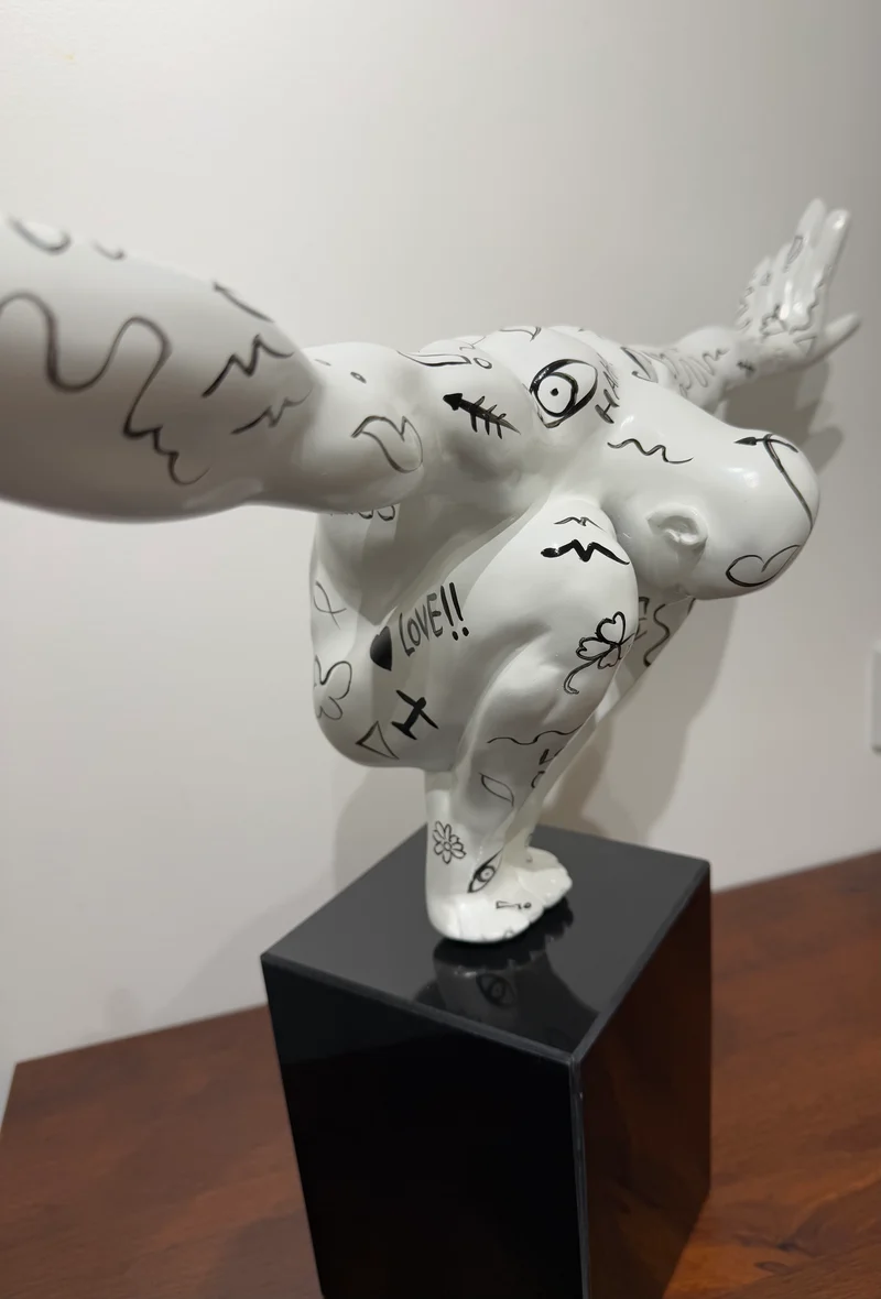 Sculpture homme street art