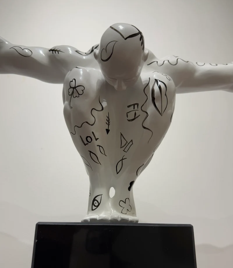 Sculpture homme street art