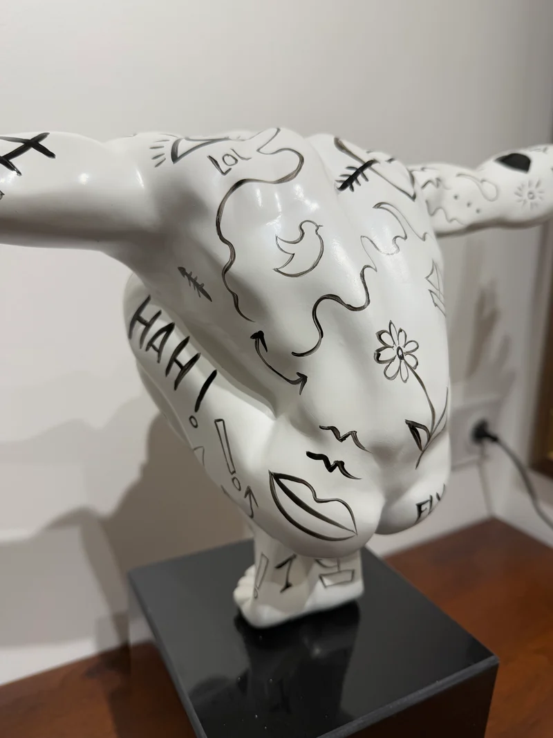 Sculpture homme street art