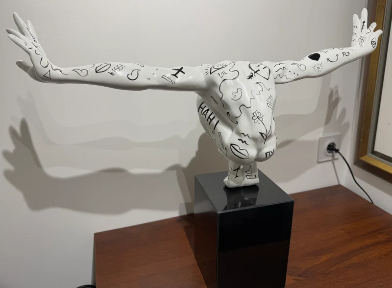 Sculpture homme street art