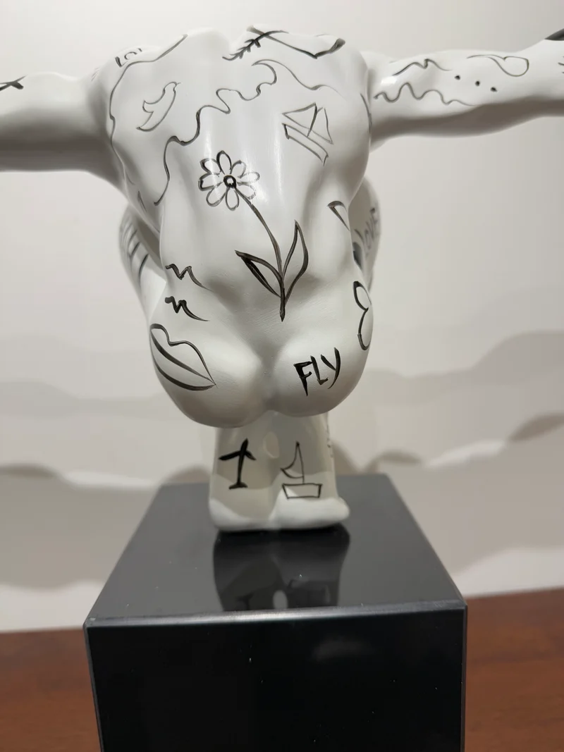 Sculpture homme street art
