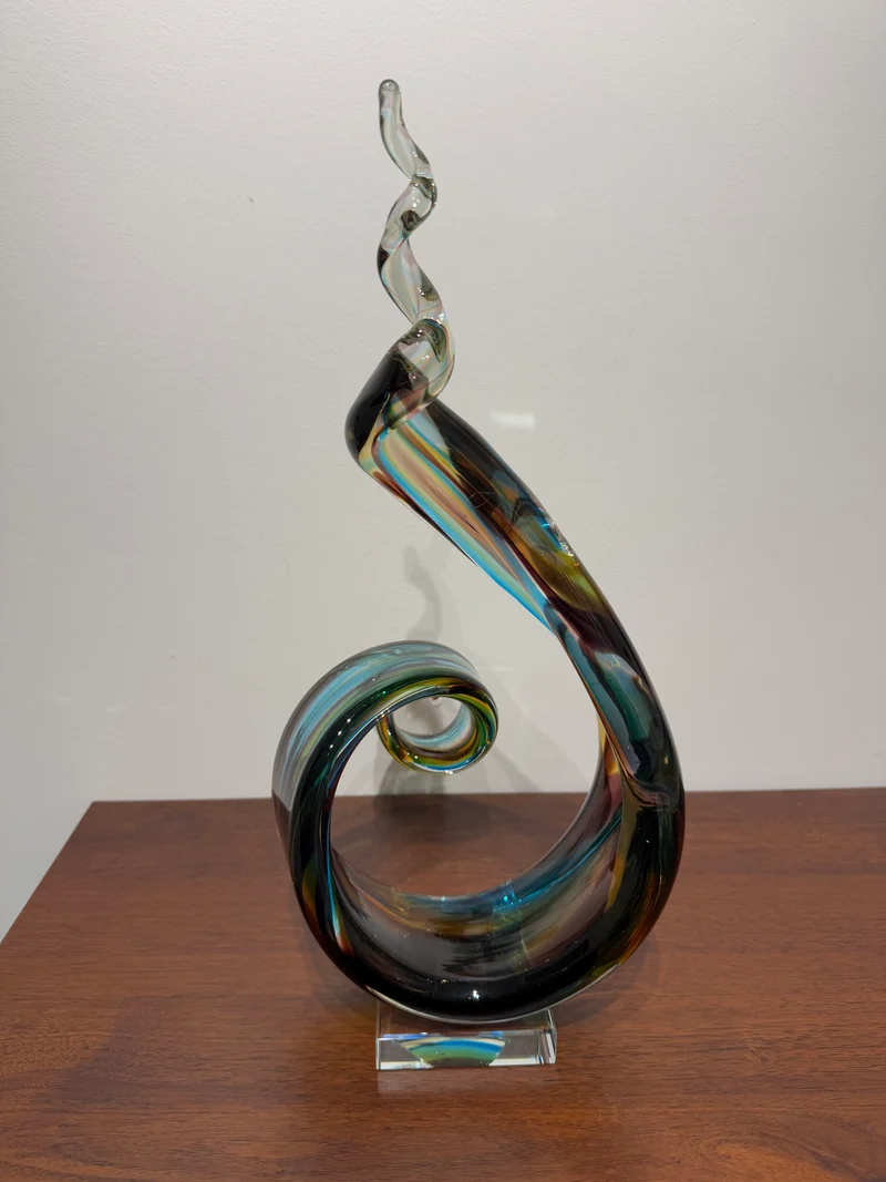 Sculpture verre artisanale