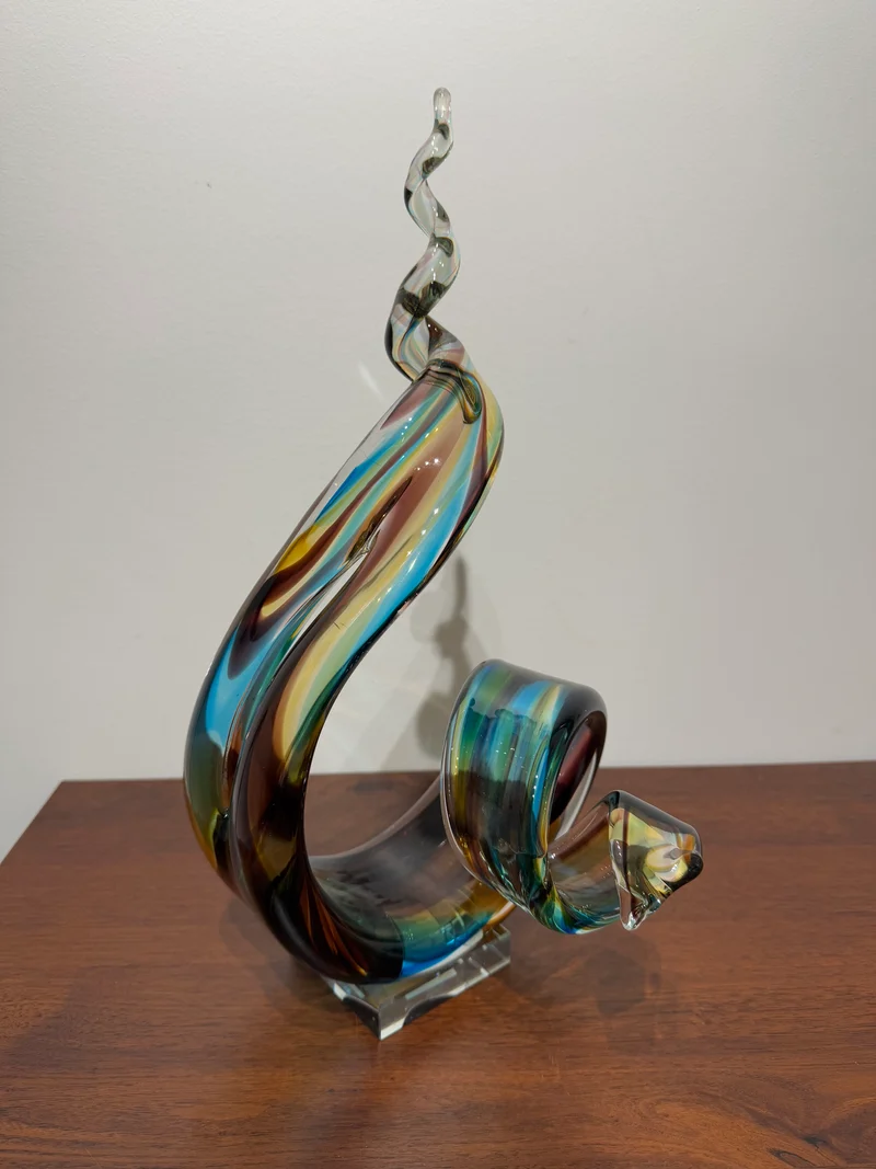 Sculpture verre artisanale