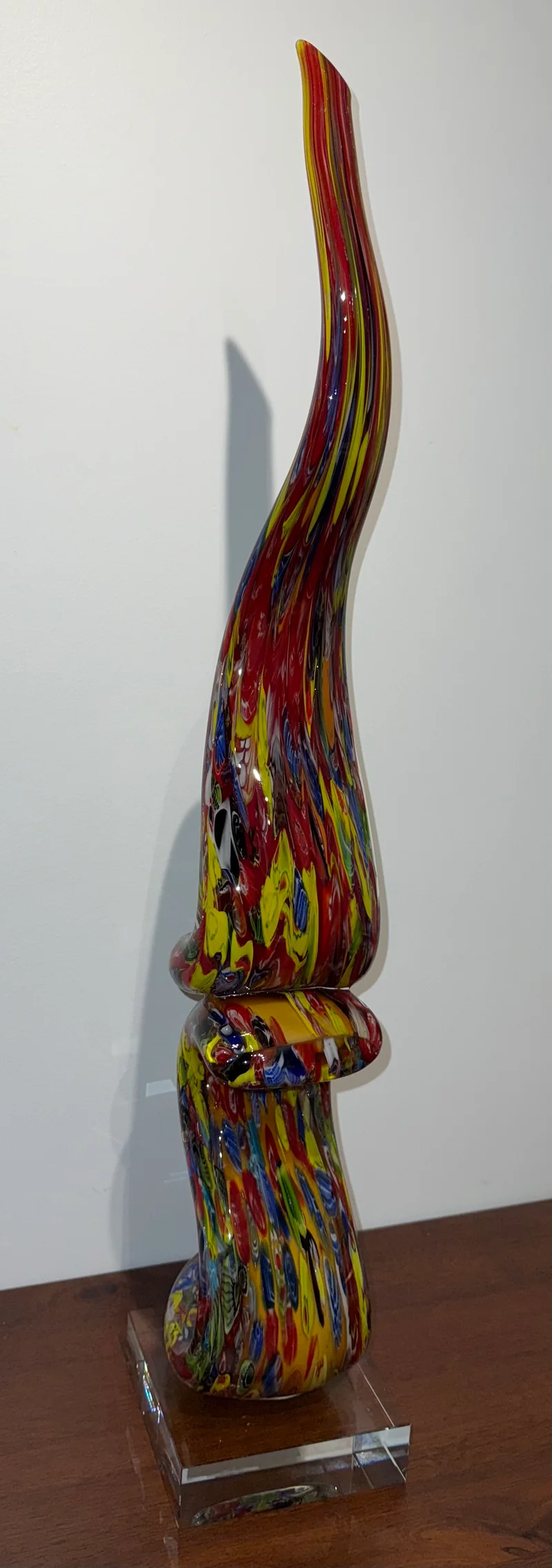 Grande sculpture en verre
