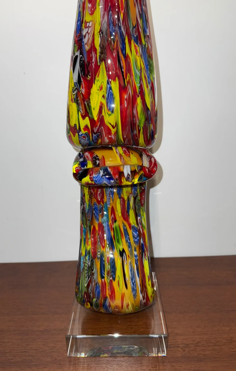 Grande sculpture en verre