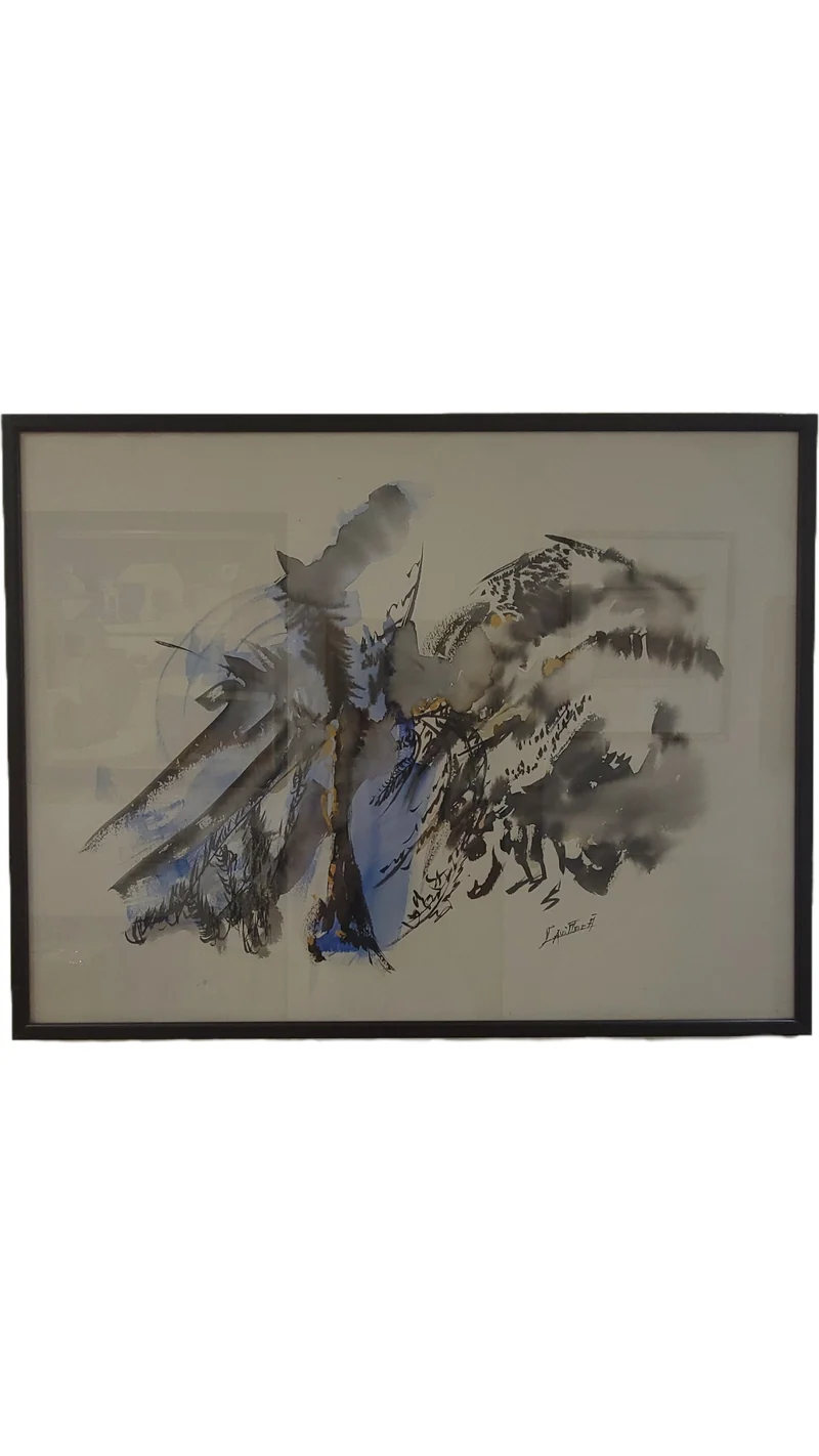 Œuvre abstraite contemporaine