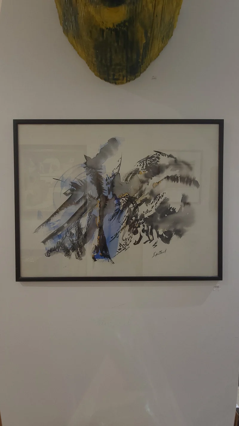 Œuvre abstraite contemporaine