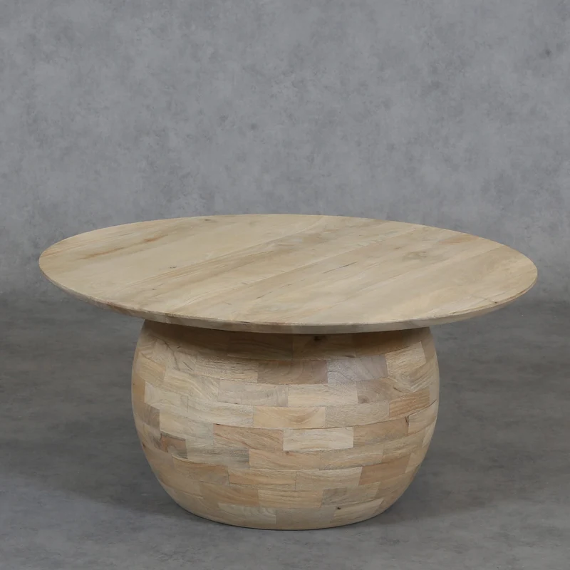 Table basse en bois massif Hajar
