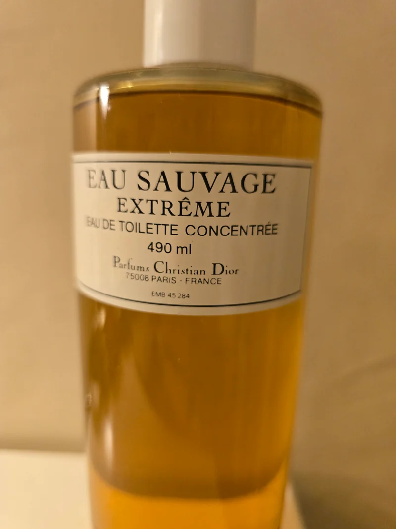 Eau sauvage extrême vintage 490ml