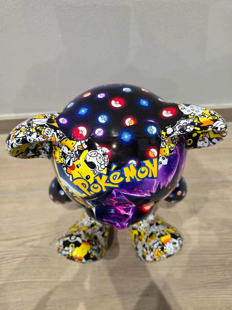 Sculpture Bear Pokémon – Édition Limitée 6/26 – 35 cm - Art pop € Street
