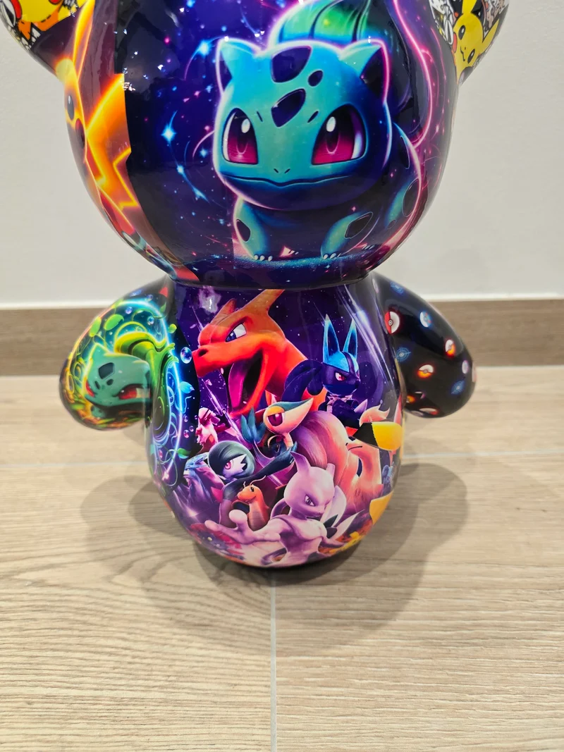 Sculpture Bear Pokémon – Édition Limitée 6/26 – 35 cm - Art pop € Street