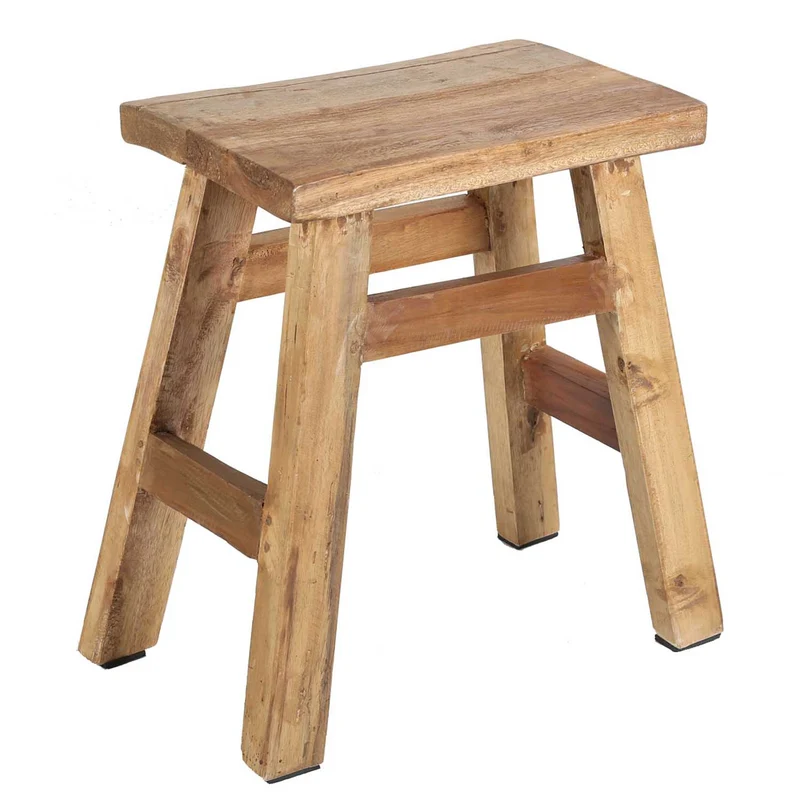Tabouret en teck Rocco