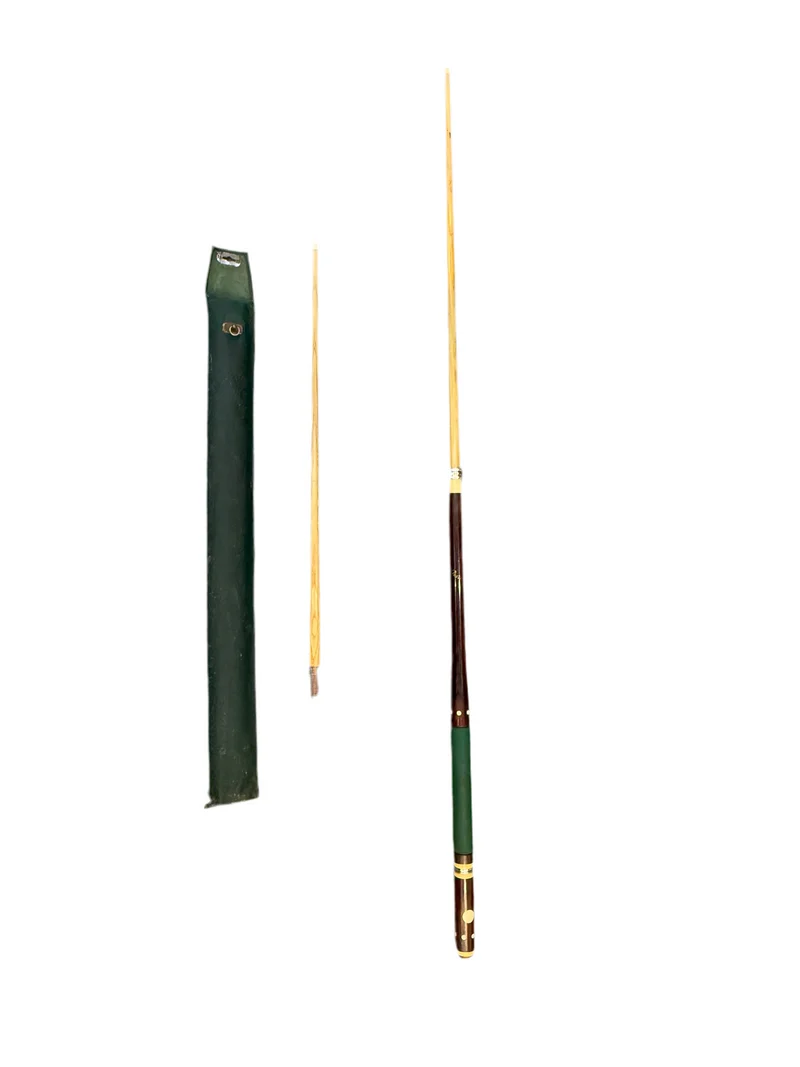 Queue de billard ancienne “Le Parisien” - Bois et cuir avec étui