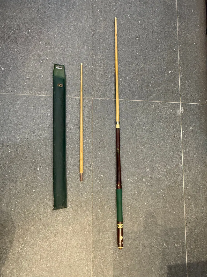 Queue de billard ancienne “Le Parisien” - Bois et cuir avec étui