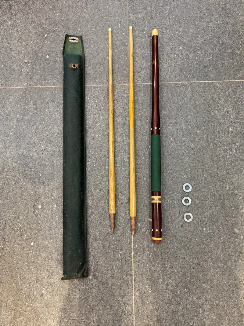Queue de billard ancienne “Le Parisien” - Bois et cuir avec étui