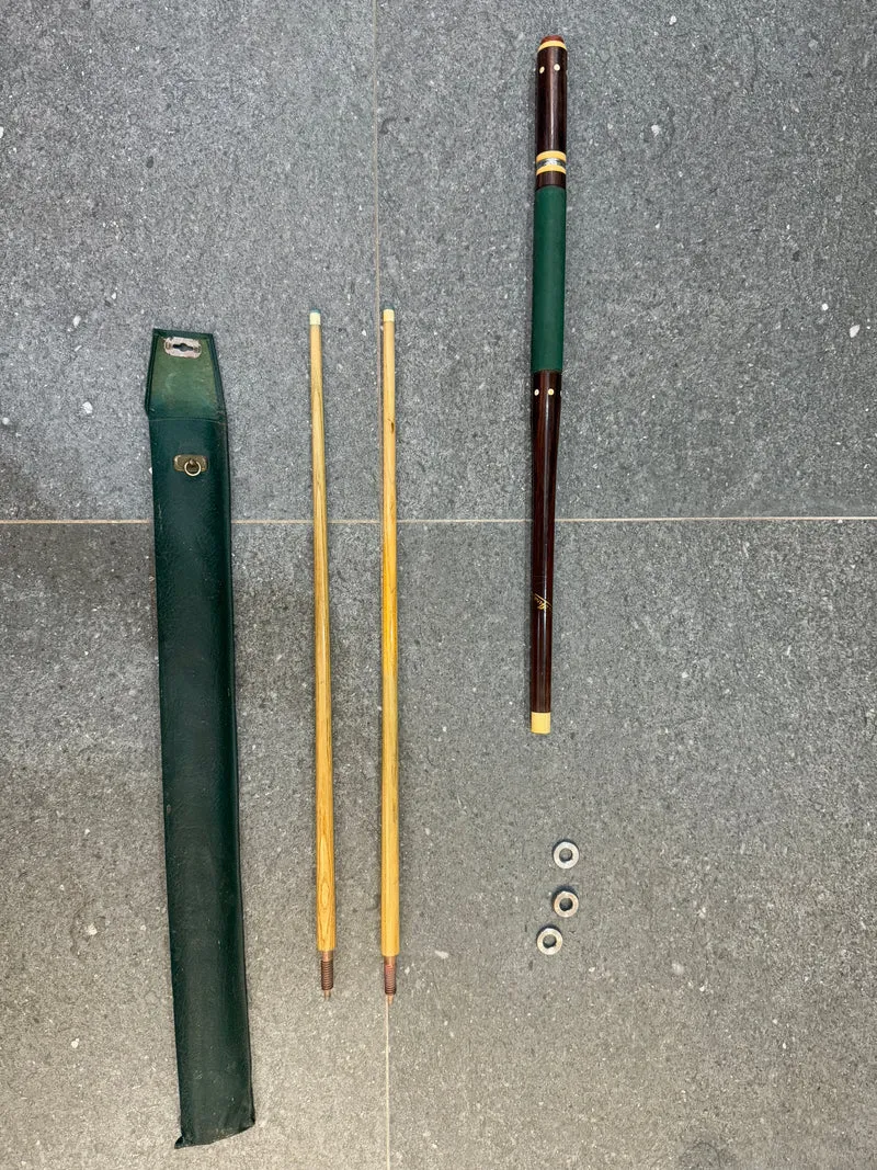 Queue de billard ancienne “Le Parisien” - Bois et cuir avec étui
