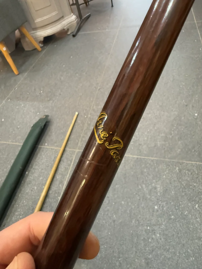 Queue de billard ancienne “Le Parisien” - Bois et cuir avec étui
