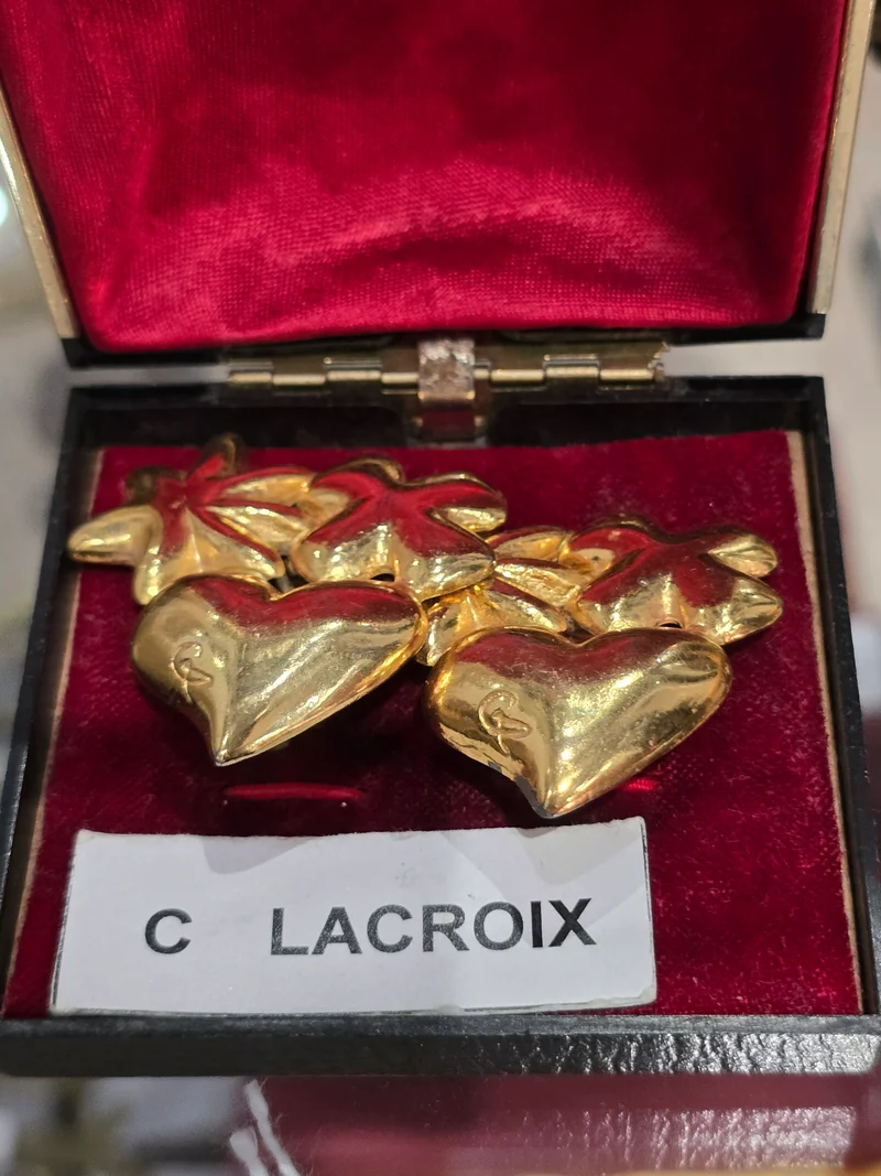 Boucles d’oreilles clip vintage Christian Lacroix