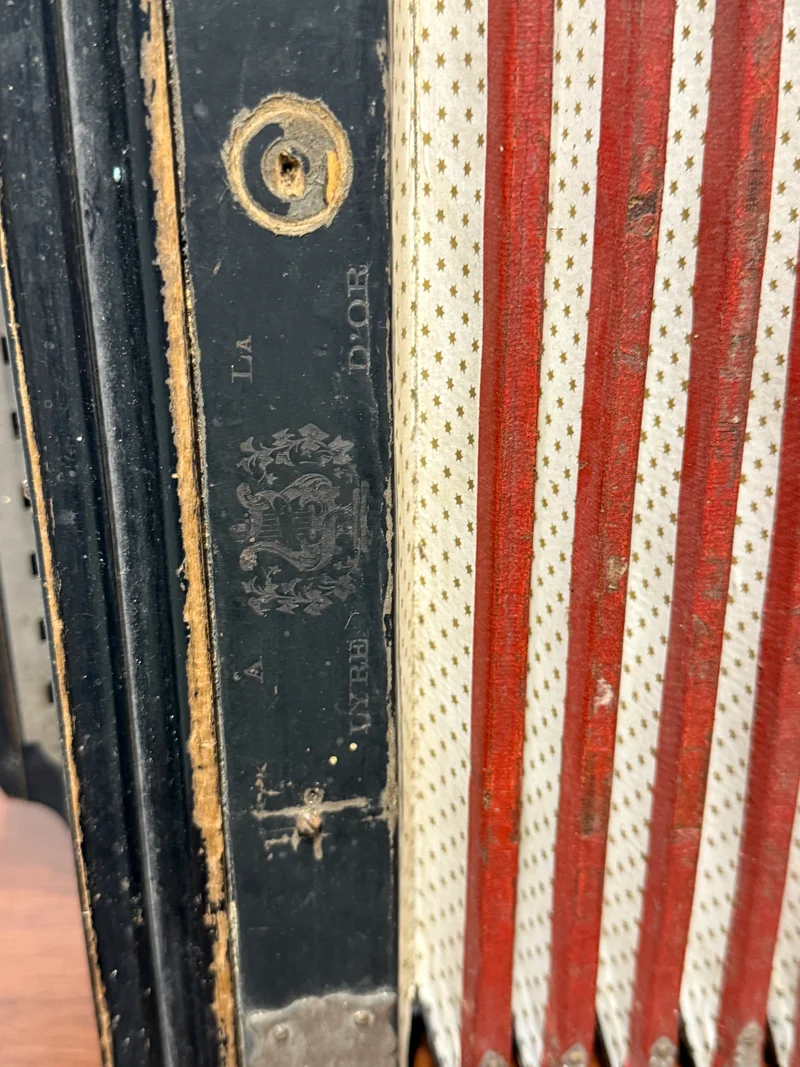 Accordéon Diatonique Ancien (vers 1880-1910) - Maison E. Monichon, Paris