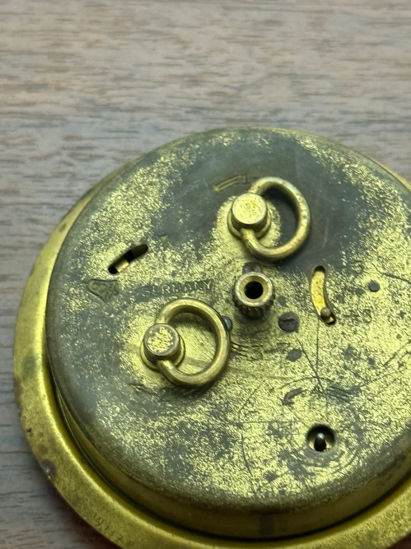Horloge de Voyage Vintage en Laiton - Made in Germany
