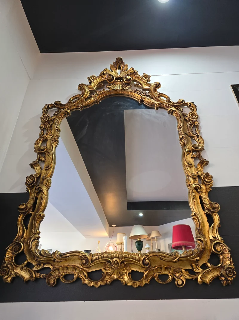 Grand Miroir rocaille