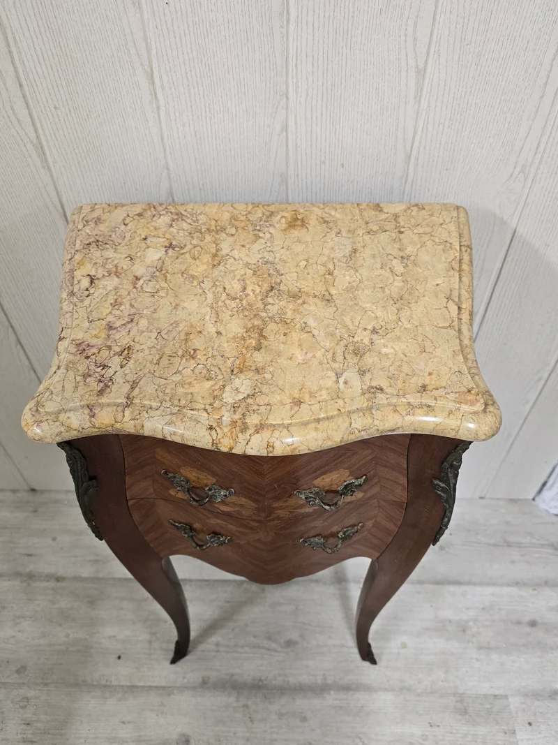 Chevet louis XV bois de rose