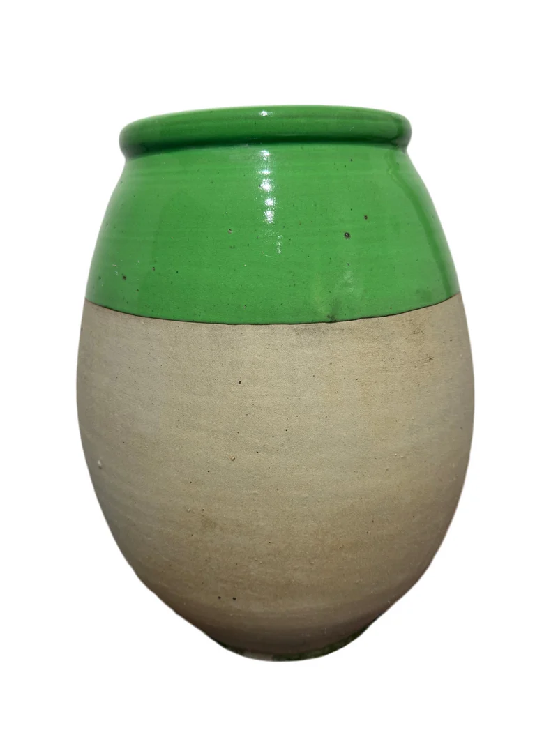 Grand Vase en Céramique Turnau Paris – Design Bicolore Émaillé