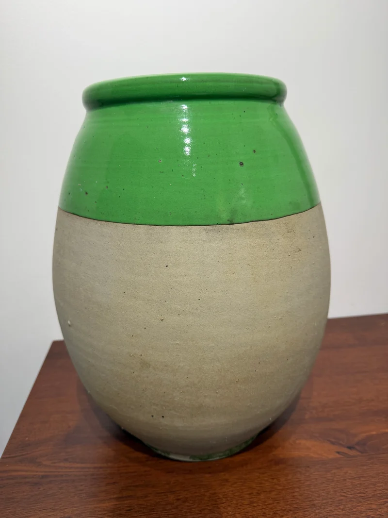 Grand Vase en Céramique Turnau Paris – Design Bicolore Émaillé