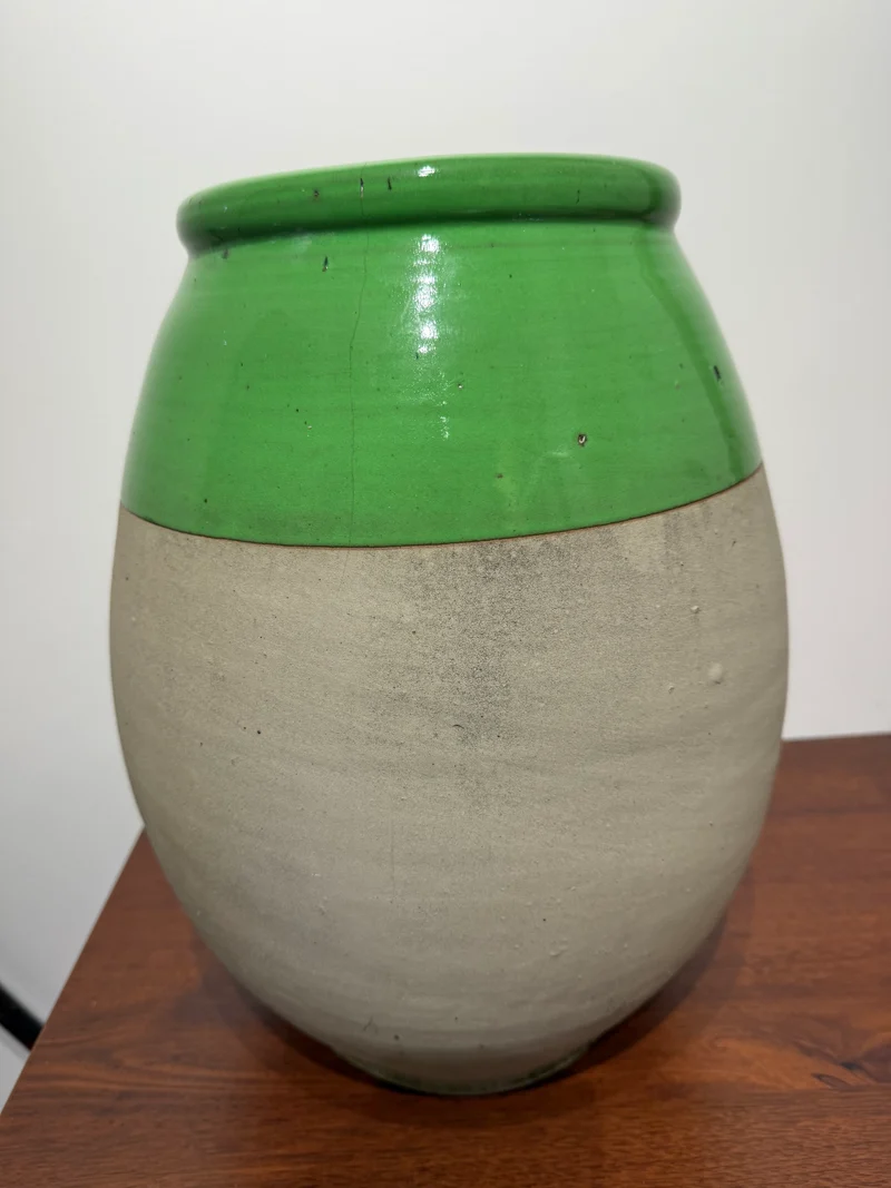 Grand Vase en Céramique Turnau Paris – Design Bicolore Émaillé