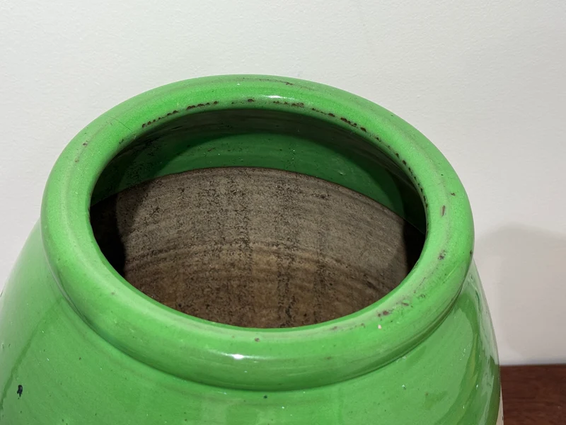 Grand Vase en Céramique Turnau Paris – Design Bicolore Émaillé