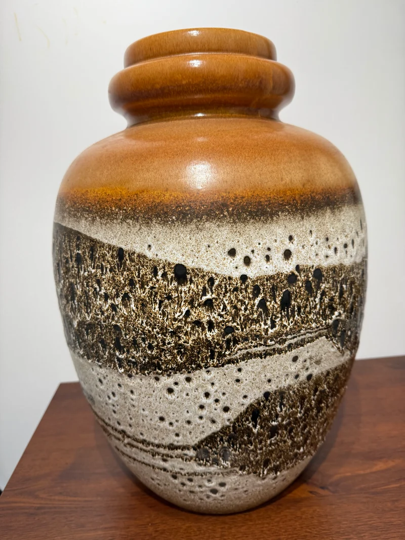 Pot en céramique W. Germany – Design vintage
