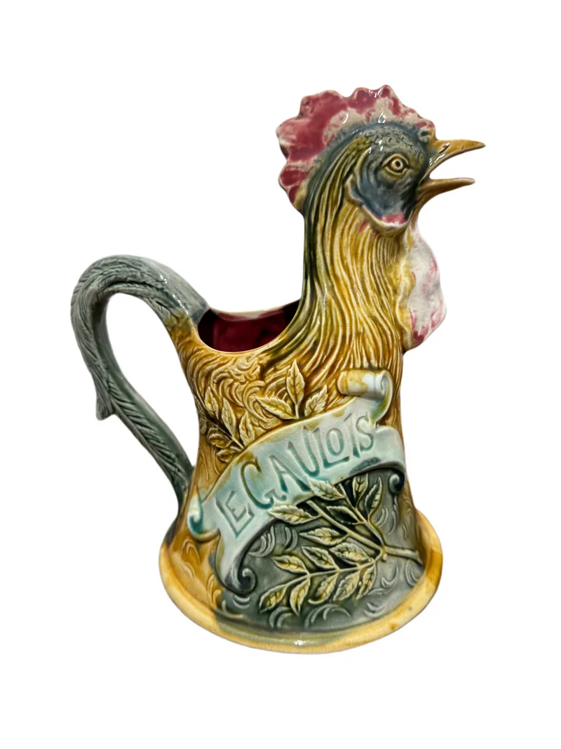Pichet en barbotine - Coq « Le Gaulois »