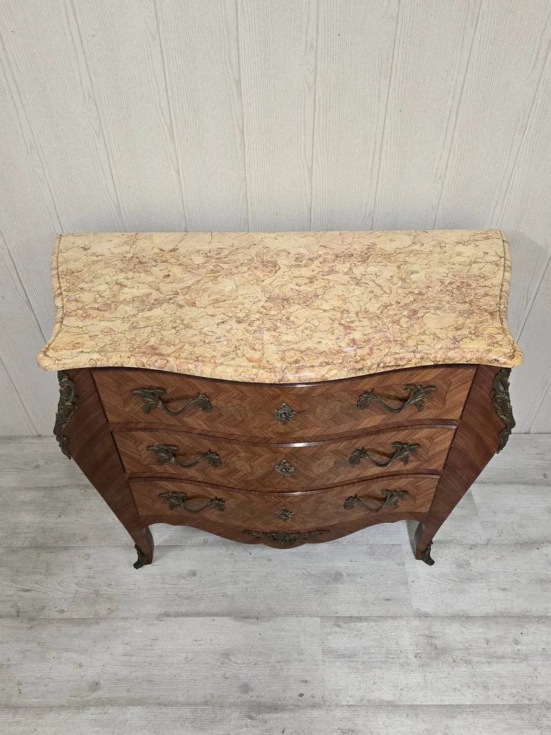 Commode louis XV bois de rose