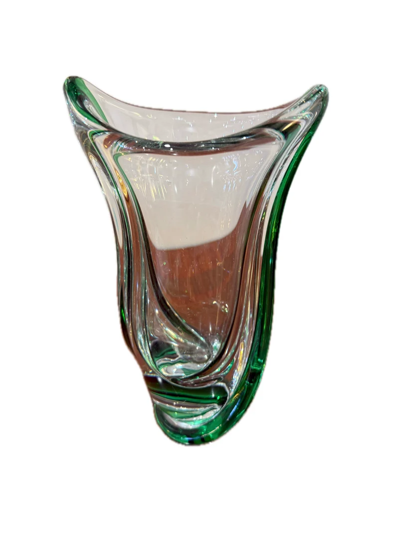 Vase torsadé cristal saint louis
