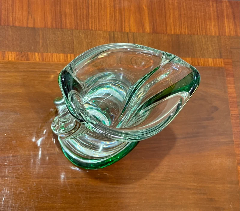 Vase torsadé cristal saint louis