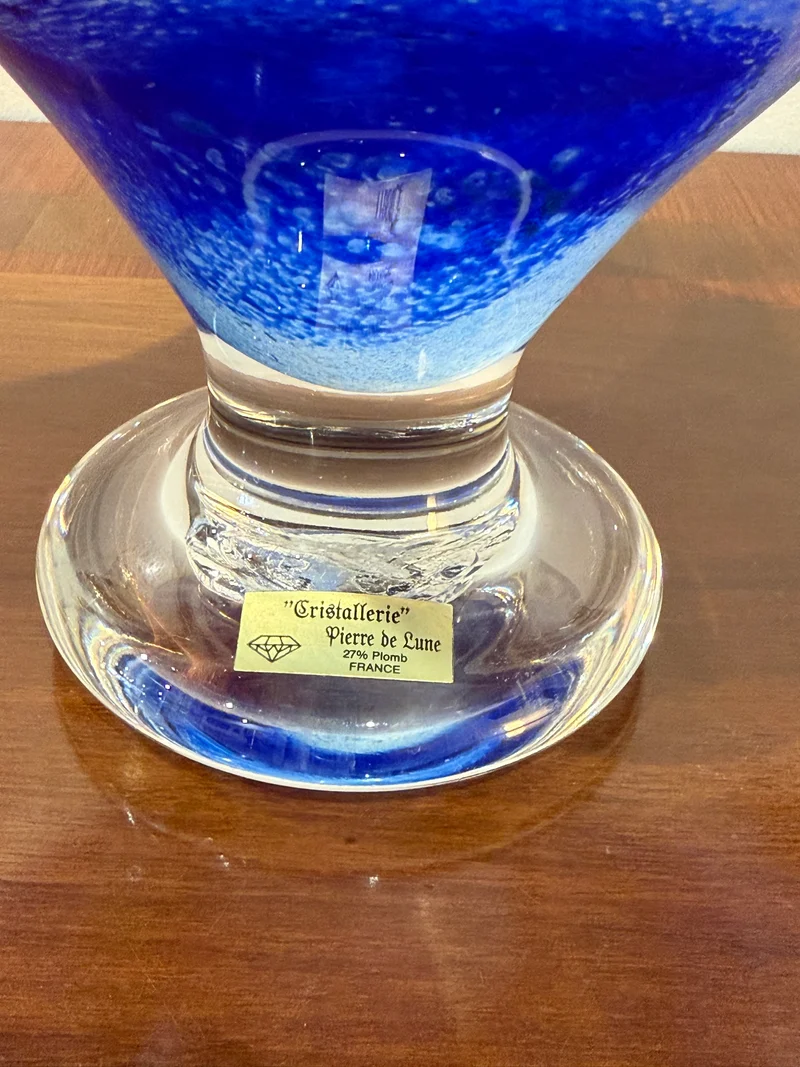 Coupe en cristal soufflé - Cristallerie “Pierre de Lune”