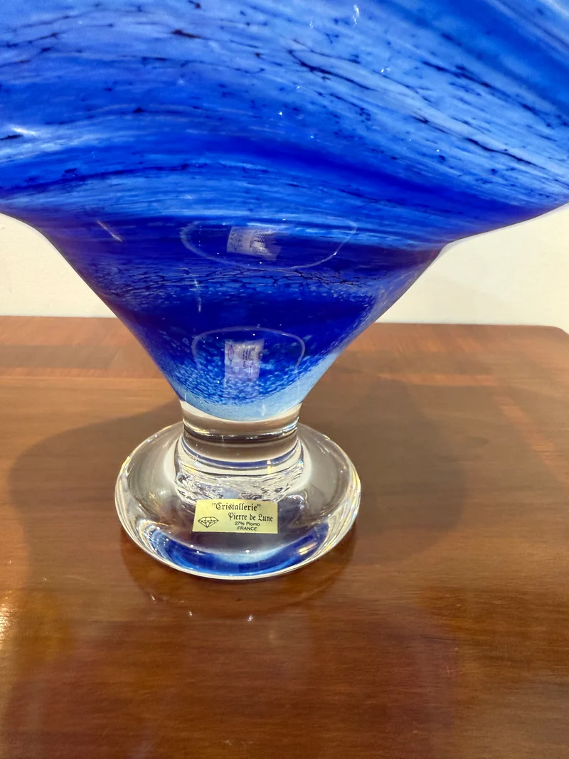 Coupe en cristal soufflé - Cristallerie “Pierre de Lune”