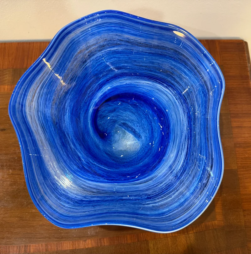 Coupe en cristal soufflé - Cristallerie “Pierre de Lune”