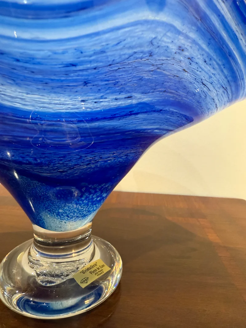 Coupe en cristal soufflé - Cristallerie “Pierre de Lune”