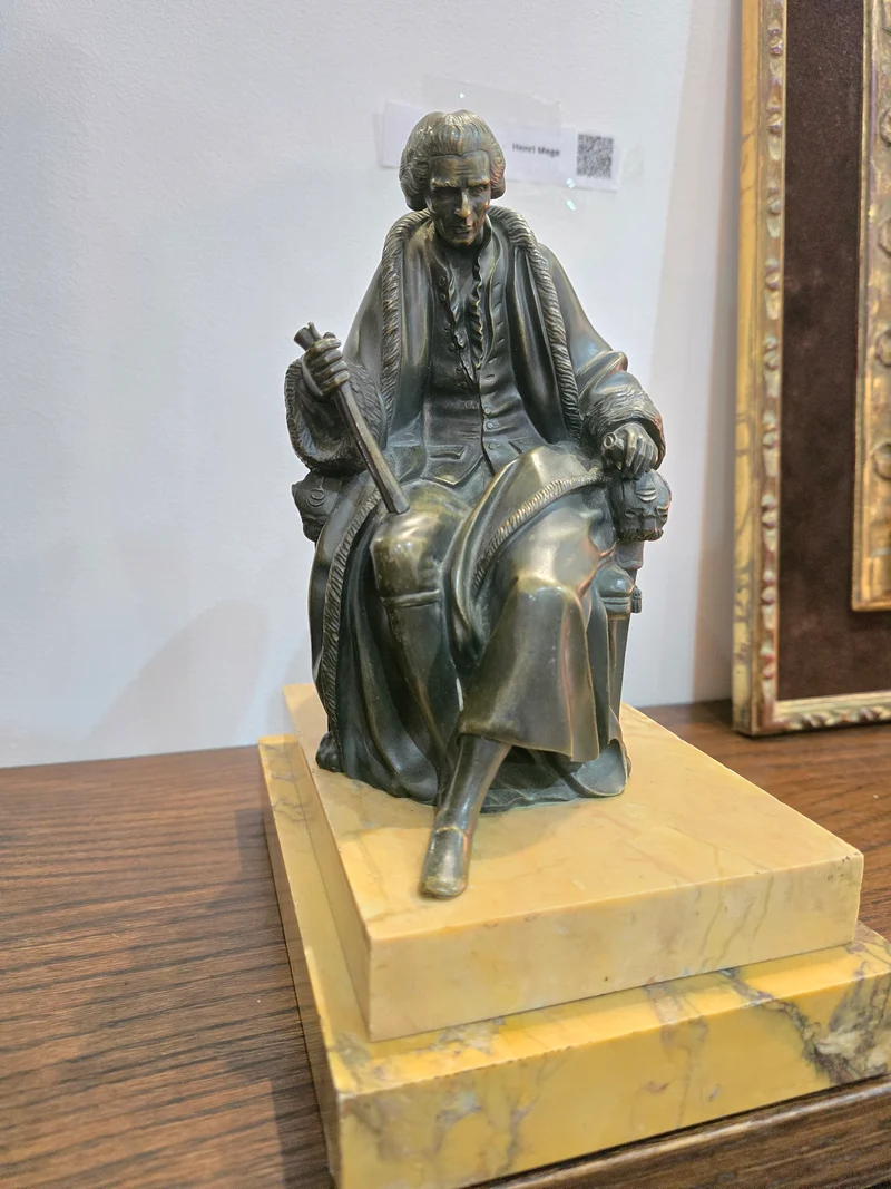 Bronze penseur Voltaire