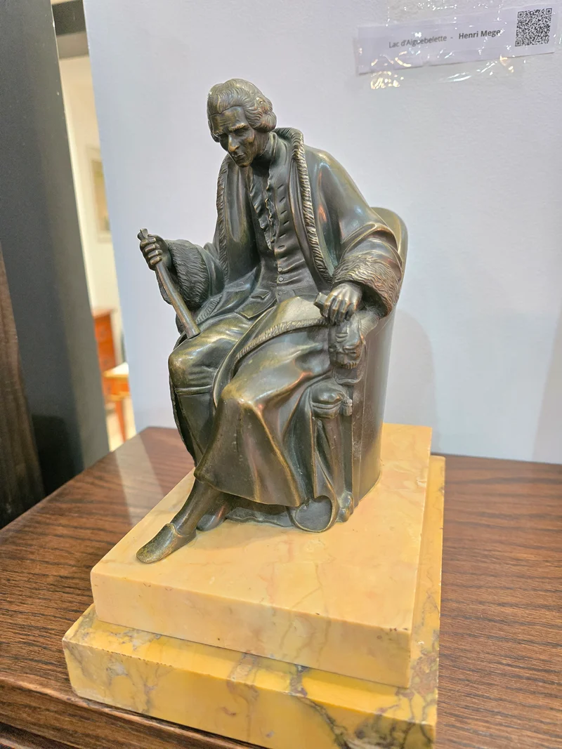 Bronze penseur Voltaire