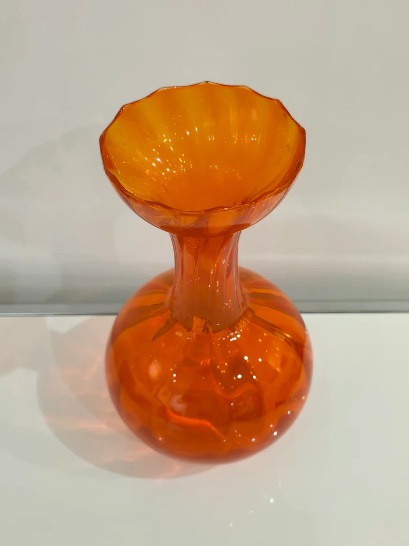 Vase vintage orange
